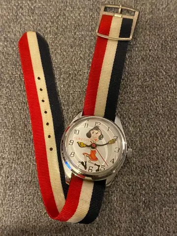 앤티크 뽀빠이 올리브 손목시계 쇼와 레트로