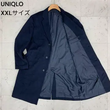 유니클로 체스터 코트 XXL 사이즈 캐시미어 블랙