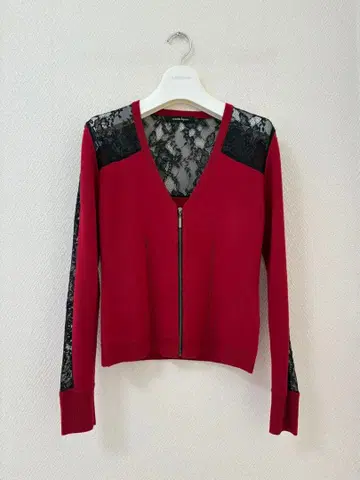 나네트 레포 레이스 니트 가디건