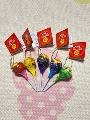 츄파춥스 입체 피규어 마스코트BC 키링 전 5종 세트