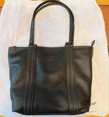 Kitamura 블랙 가죽 숄더백 백 인 백