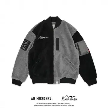 AH MURDERZ x MANASTASH BOA MA-1 JACKET
