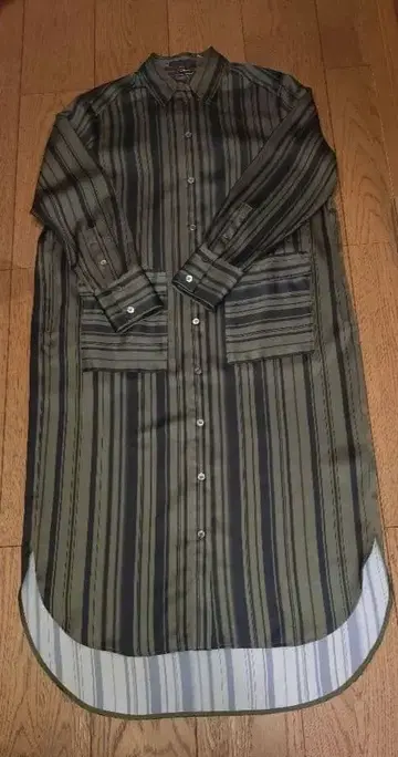 iCB 택 포함 새상품 스트라이프 셔츠 원피스 언더 드레스 포함