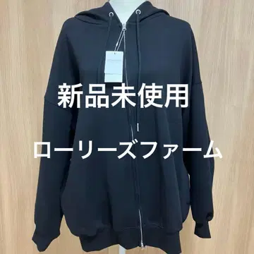 택 포함 미사용 새상품 블랙 집업 후드티 롱 블랙