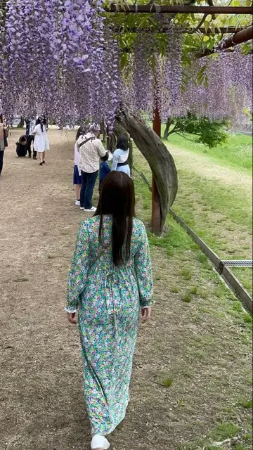 꽃무늬 롱 원피스