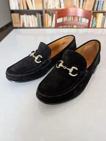 [ 새상품급 ] Berwick 비트 로퍼 스웨이드 25.0cm 블랙