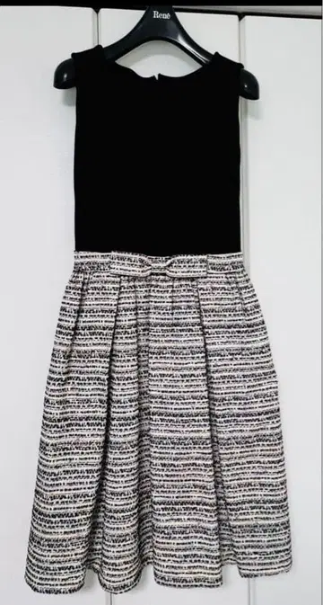 Rene 트위드 소재 원피스