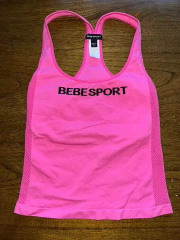 BEBE SPORT 핑크 탱크탑 S/P