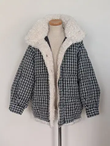 SNIDEL 스나이델 트위드 다운