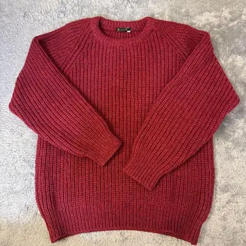 30-40s 빈티지 니트 레드