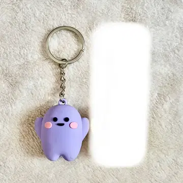 간사이 엑스포 서큘러 보라색 키링