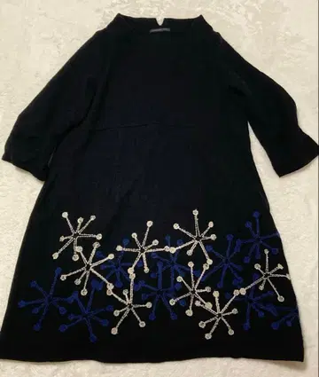 CRESCENT DUO 울 튜닉 원피스