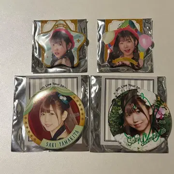 i ris 야마키타 사키 캔뱃지 세트 사인 포함 있음