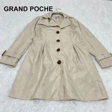 [ GRAND POCHE ] 새상품급 트렌치코트 L 롱 코트 아우터
