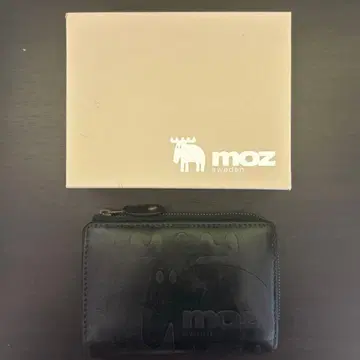 박스 있음 moz 2단 접이식 지갑/네이비