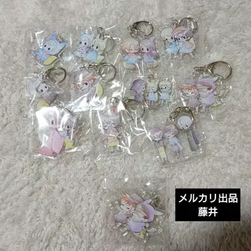 문호 스트레이독스 레트로풍 아크릴 키링 스모크 여우