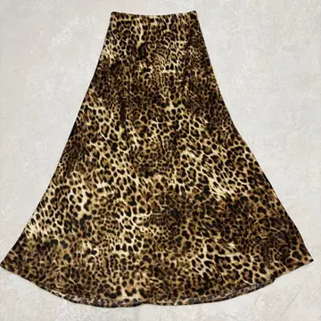 라빠르망 레오파드 실키 스커트 34