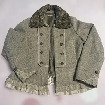 axes femme 그레이 퍼 옷깃 자켓 새상품급