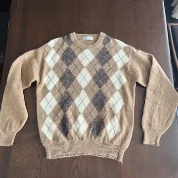 LINDBERGH 아가일 무늬 스웨터 M 사이즈