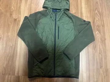 [ 새상품급 ] 캘러웨이 후드 부착 패딩 자켓 카키 충전솜 플리스 후드티