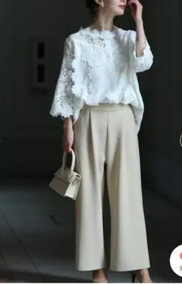 cawaii 레이스 블라우스