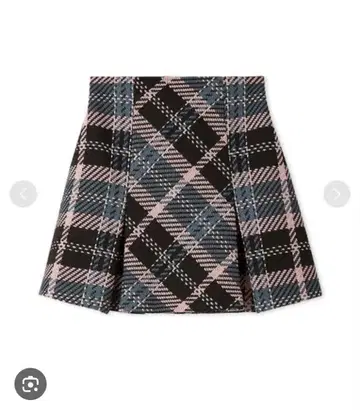아리에크 로빙 체크 미니 스커트