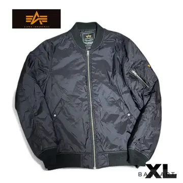 ALPHA 알파 MA-1 플라이트 자켓 블랙 XL