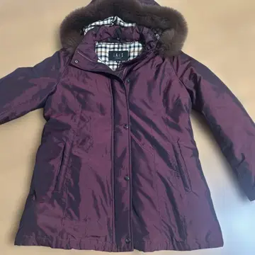 DAKS 버건디 다운 자켓 40 닥스