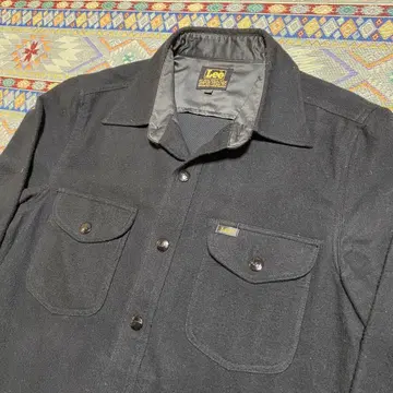 00s Lee CPO 셔츠 블랙 S