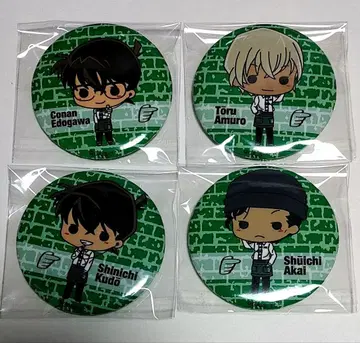 명탐정 코난 도큐핸즈 TINY 캔뱃지 4개 세트