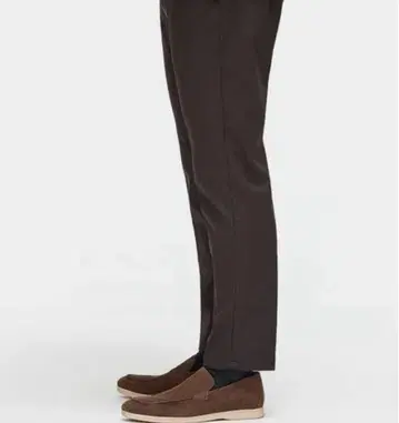 사이즈 M 새상품 금색 헤링본 파자마 수트 팬츠