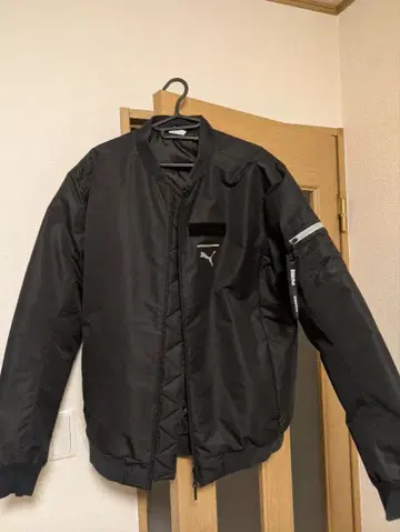 PUMA MA-1 플라이트 자켓 블랙