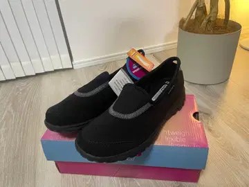 Skechers GOwalk 블랙 슬립온 W6.5 13510