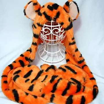 티거 후드 부착 머플러 장갑 팬캡 디즈니