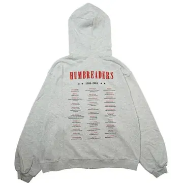 햄브레더즈 15주년 ZIP 후드티 L 사이즈