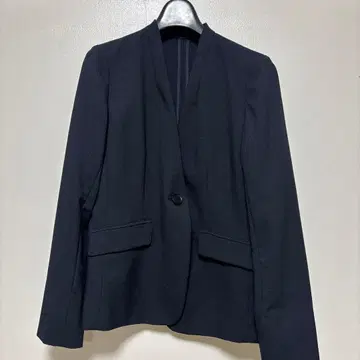 a.v.v 투 턱 수트 셋업 네이비