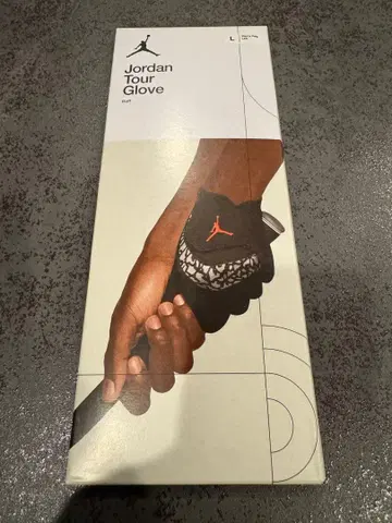 조던 투어 글러브 L 블랙/레드