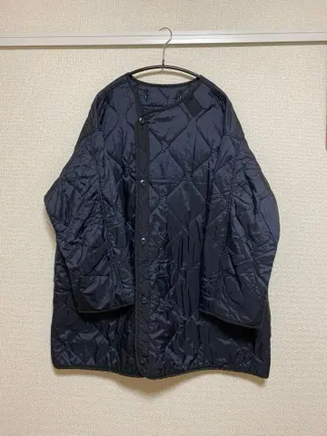 FREAK'S STORE 퀼팅 코트 블랙