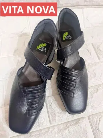 미사용 새상품 VITA NOVA 펌프스 스트랩 컴포트 24cm