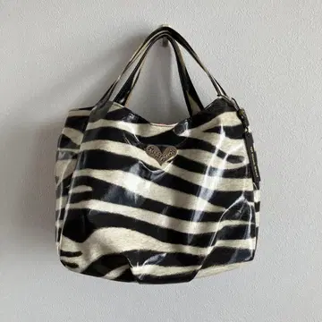 싱크비 제브라 패턴 토트백