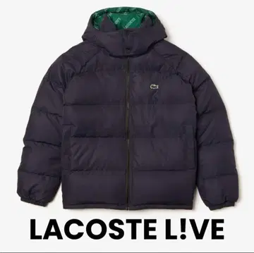 [ 새상품급 ] LACOSTE L!VE 리버서블 숏 다운 자켓