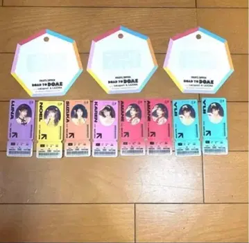 컬러풀 아크릴 스탠드 3개 세트