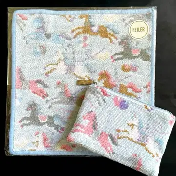 러브리모쿠바 used 새상품급 파우치 & 미사용 새상품 손수건 페이러