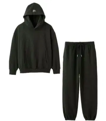 [미개봉 새상품] PEACH JOHN 피치 존 블랙 후디 세트 사이즈 3