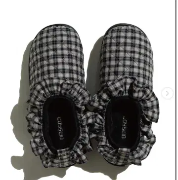 SUBU COYSEIO FLUFF CHECK PADDING SHOES