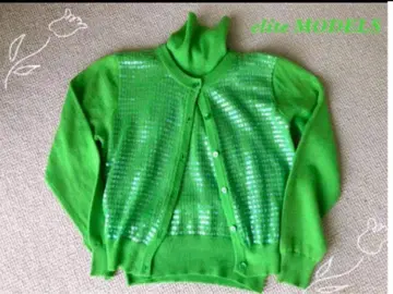 크리스마스 컬러 반짝반짝 니트 앙상블