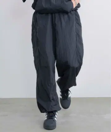 SINSS 와이드 스트레이트 나일론 테크 팬츠
