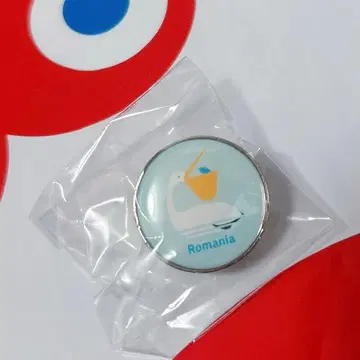 오사카 만박 루마니아 펠리컨 핑 배지