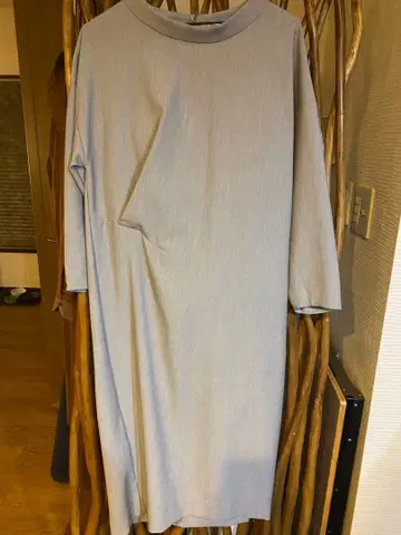 라이트 블루 롱 원피스