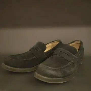 블랙 스웨이드 로퍼